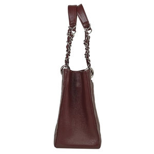 Chanel Tote Chain Skin Caviar GST Bag Matelasse Brown